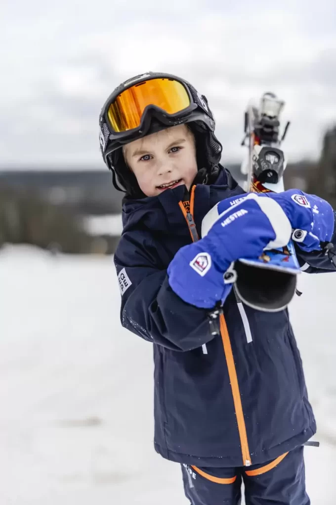 Army Leather Helicopter Ski Jr. Hansker