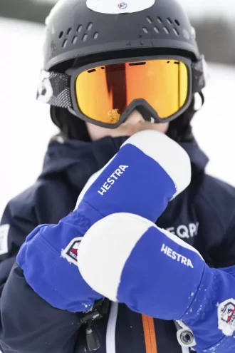 Army Leather Helicopter Ski Jr. Hansker