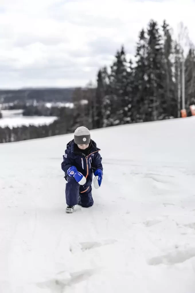 Army Leather Helicopter Ski Jr. Hansker