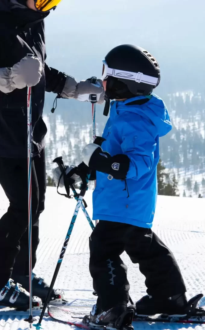 Army Leather Helicopter Ski Jr. Hansker